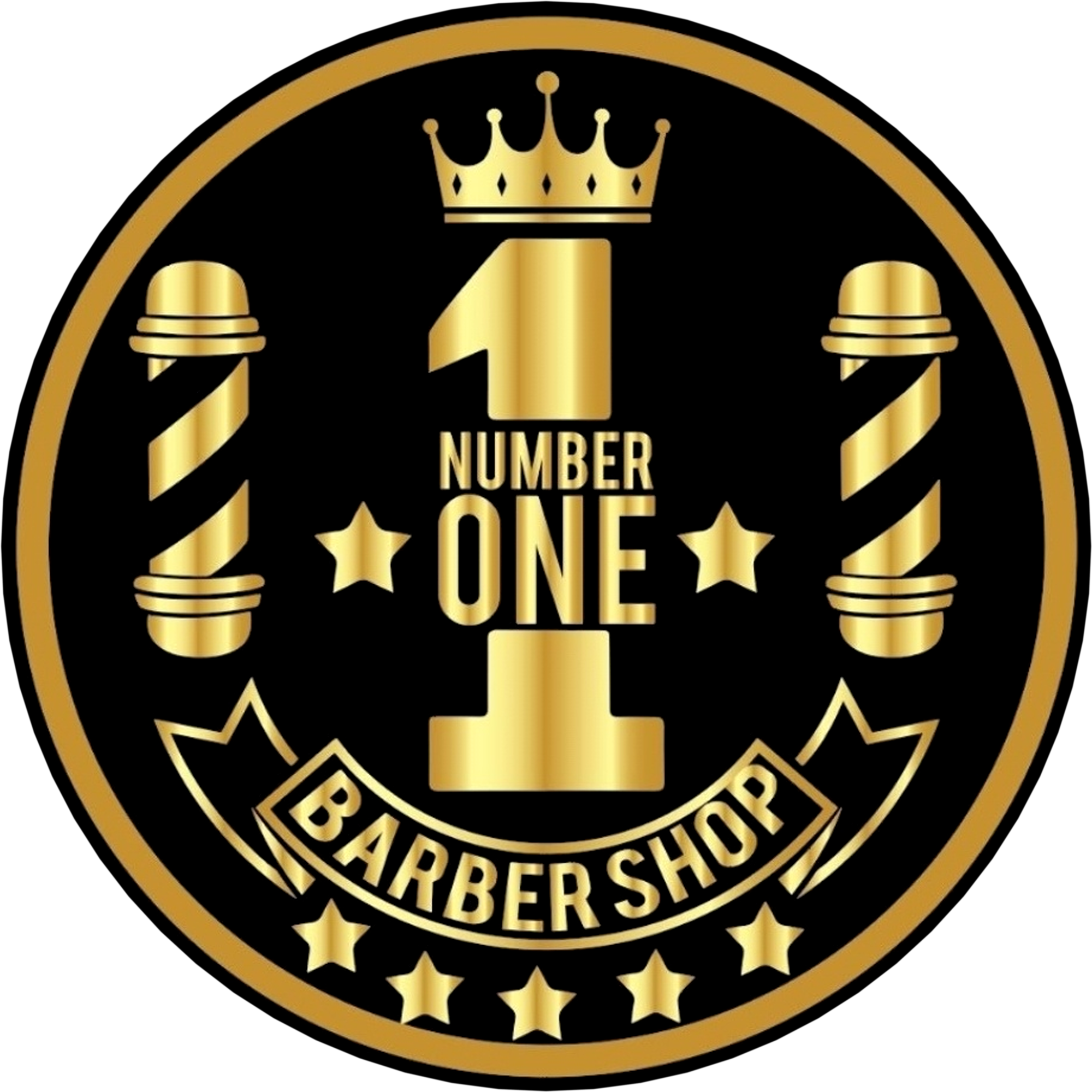 Number One Barber Shop logo
